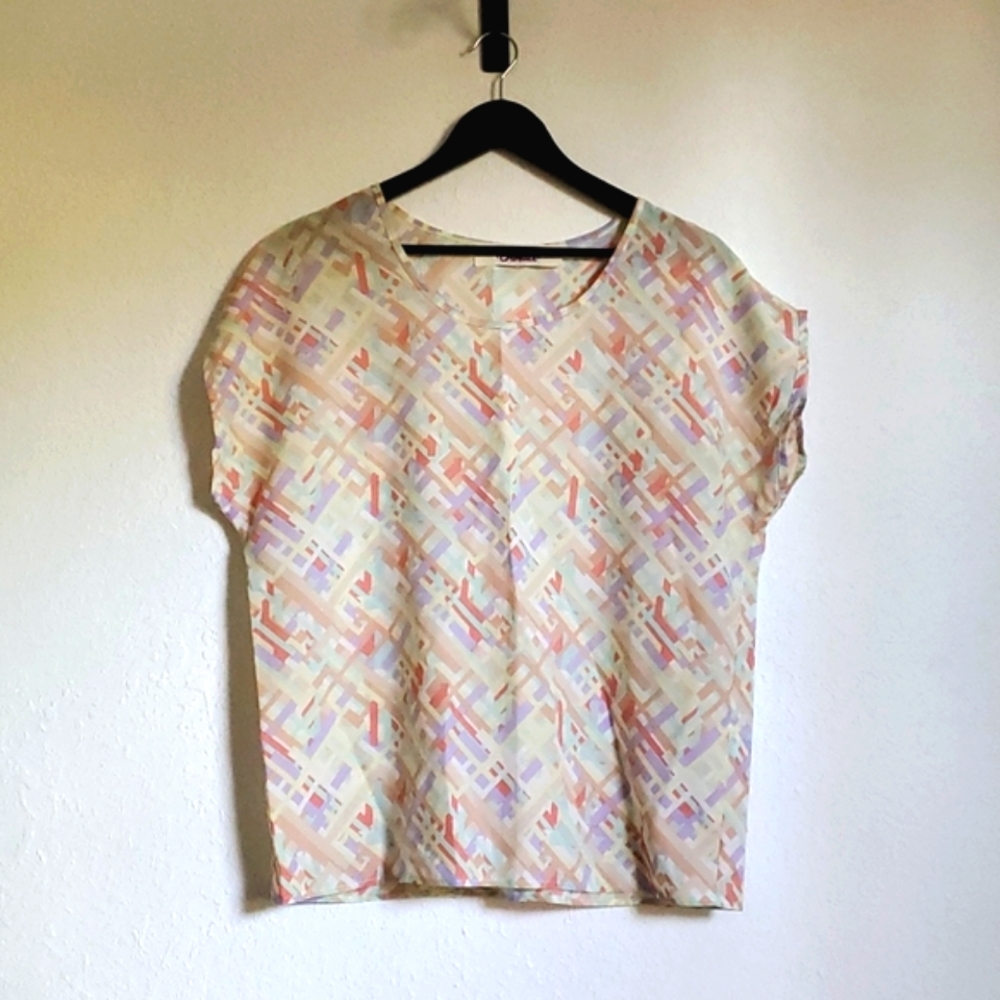 Emmelee Color Block Shell Top M
